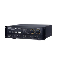 Karaoke mixing amplifier 200W home power amplifier KTV system audio amplifier