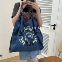 馬系刺繡 ballchain環保袋包 購物袋 刺繡 單肩包