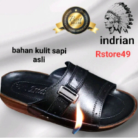 sandal kulit asli indrian 437/sandal kulit pria indrian/sandal kulit indian/sandal kulit pria/ samda