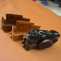 Camera Video Bag Body Half Protection PU Hard Grip Case for Fujifilm Fuji X-E3 XE3 Digital Camera