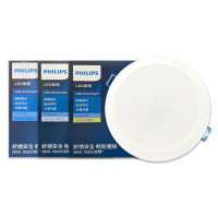 【Philips 飛利浦】2入 LED DN032B 16W 白光黃光自然光 全電壓 開孔17.5cm 崁燈(17.5公分薄型崁燈)