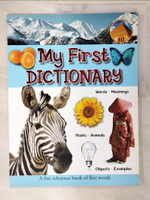 【書寶二手書T8／少年童書_EWP】My First Dictionary