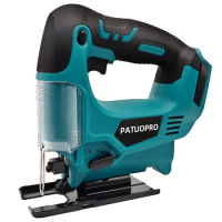 Cordless Electric Jig Saw Portable Multi-Function Woodworking Power Tool fit Makita 18V Battery(No Battery)