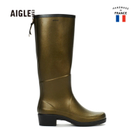AIGLE 優惠商品 女 經典長筒膠靴 MISS JULIETTE A(AG-F8408A174 黃金棕)