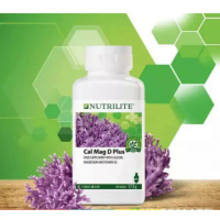 Amway Nutrilite Cal Mag D Plus 180 Tabs 100% Original Plant-Based Calcium Bone & Teeth Health Supple