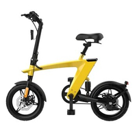 Adult Foldable Two-wheel Shock-absorbing Ebike Adult Travel Electric Bicycle