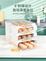 雞蛋收納盒冰箱用保鮮盒食品級雞蛋盒抽屜式收納盒子廚房整理神器