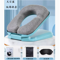 兒童午睡枕（天空藍【新疆棉】【適用12歲以上】） 