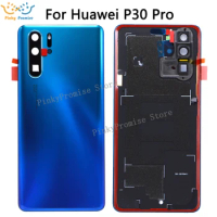 Back Housing For HUAWEI P30 Pro Back Cover Glass Battery with Camera Lens Replacement For Huawei P30 pro Back Battery Cover