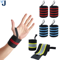 Wrist Support Wristband 1 Pair Brace Straps Extra Strength Working Out Weight Lifting Wrist Wraps Bandage Fitness Gym Training