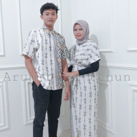baju couple pasangan Couple kondangan couple keluarga Dress tenun