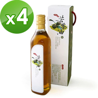 【康健生機】苦茶油x4瓶(520ml/瓶)