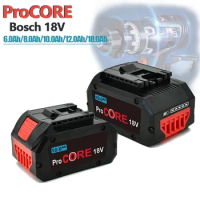 18V 12Ah ProCORE replacement battery, for Bosch 18V cordless tools BAT609 BAT618 GBA18V80 21700 high power 10C power cell