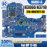 16897-3 For HP 17-BS Notebook Mainboard N3060 N3710 216-0867071 2G 929316-001 925627-601 Laptop Motherboard Full Tested