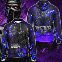 Game Mortal Kombat Grphic Zip Up Hoodie for Men Clothing Sweatshirts Women Hoodies Kids 3D MK Anime Hoody Hooded Streetwear Tops