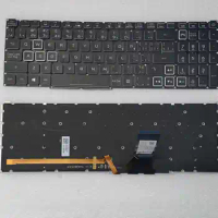 New Canadian English For ACER Nitro 5 AN515-54 AN515-55 AN515-43 AN515-44 AN715-51 Backlight RGB White Notebook Laptop Keyboard