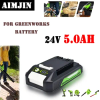 Tools Batteries Series New Upgrade Replacement for Greenworks 24V Battery 5000mAh Lithium Battery Compatible with Greenworks 6J