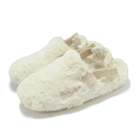 【NIKE 耐吉】毛毛涼鞋 Wmns Calm Mule SE 女鞋 男鞋 米白 毛絨絨 穆勒涼鞋(FZ3118-100)