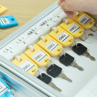 鑰匙箱 鑰匙盒 收納盒 得力鑰匙管理箱壁掛式門放鑰匙櫃汽車鑰匙箱收納盒24/48/96/120位『ZW0140』