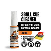 Cairan Pembersih Stick Biliar 3Ball Cue Cleaner - Untuk Kayu & Karbon