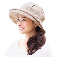 日本COGIT 3D拱型蝴蝶結小顏帽(摩卡)