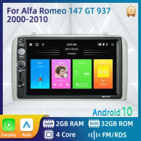 Car Stereo for Alfa Romeo 147 GT 937 2000-2010 Radio 2 Din Android Car Multimedia Player HeadUnit Autoradio Carplay Android Auto