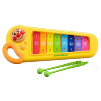 大賀屋 麵包超人 敲擊樂器 打擊樂器 鐵琴 木琴 音樂玩具 玩具 樂器 兒童 日貨 正版授權 T00110215
