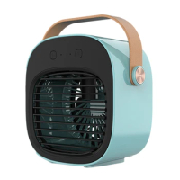 Top Deals Portable Mini Air Conditioner Desktop Fan Cooler Humidifier Purifier For Room Office Home Living Room Bedroom