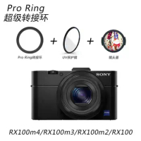 Camera Accessories QX100 lens 40.5mm UV Aluminum Filter Adapter Ring for Sony RX100 II III IV M1 M2 M3 M4 RX100V RX100M5 Series
