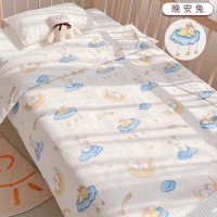 Korean Style Newborns Baby Crib Cotton Duvet Cover Case Cartoon Printing Quilt Covers Duvet Case Infant Toddlers Cot Beddings