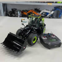 In Stock Black Kabolite 1/16 K966 Hydraulic RC Loader Metal RTR Radio Controller Rotation Light Wari