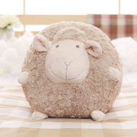 ins韓國親膚圓球羊公仔可愛小羊毛絨玩具嬰童安撫睡眠娃娃可代發