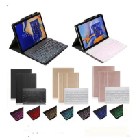 Cover with 7Color Backlight keyboard shell for iPad 10.2 inch 7th 8th tablet Bluetooth Keyboard Case + pen