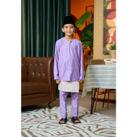 Baju Melayu Teluk Belanga Mark II - Lavender (Kids)
