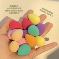 10pcs Mini Beauty Egg Makeup Blender Cosmetic Puff Dry and Wet Sponge Cushion Foundation Powder Beauty Tool Make Up Accessories