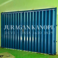 Pintu besi harmonika bergaransi surabaya