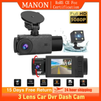 MANON Dash Cam HD 1080P With Night Vision Car Dashboard Camera Screen Dashcam Reverse Image Black Box Car Camera Parking Monitor