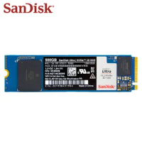 100% Original Sandisk Ultra M.2 NVMe 3D SSD 500GB 1TB 2TB M2 2280 SSD Internal Solid State Disk Hard Drive For Laptop Desktop