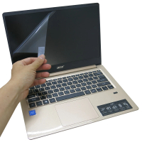 【Ezstick】ACER Swift 1 SF114-32 靜電式筆電LCD液晶螢幕貼(可選鏡面或霧面)