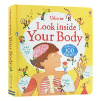 Usborne Look Inside Your Body, Children's books aged 3 4 5 6, English Popular science picture books, 9781409549475