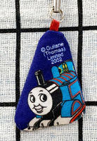 【震撼精品百貨】湯瑪士小火車_Thomas &amp; Friends~湯瑪士手機吊飾/螢幕擦-深藍#05049