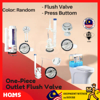 Goldophin One-Piece Toilet Bowl Tank Flush Outlet Valve Lever Press Handle Cistern Jamban Duduk HOMS