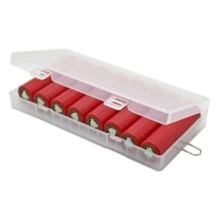 8X18650 Battery Holder Case 18650 Battery Storage Box with Hook Holder