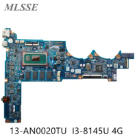 Used For HP Pavilion 13-AN 13-AN0020TU Laptop Motherboard TPN-Q214 DA0G7DMB8D0 L37347-601 With I3-8145U CPU 4GB RAM