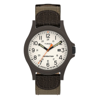 TIMEX 天美時 遠征系列 探險手錶-米x咖/40mm