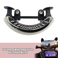 For Honda NC750X CB400X CB500X CB650R X-ADV750 GL1800 Motorcycle Windscreen 180 Degree Holographic Wide angle Rear View Mirror