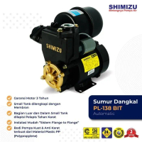 Shimizu PL138BIT Pompa Air Sumur Dangkal Auto Otomatis 125 Watt