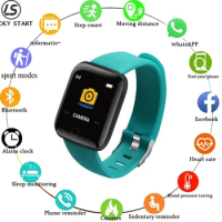 116 Plus Smart Watch Fitness Tracker Smartwatch Heart Rate Monitor Waterproof Sports Watches D13 for Men Women PK Y68 D20 2023