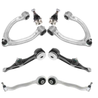 Svenubee Front Upper Lower Control Arm with Ball Joint 8pcs Set for Mercedes Benz W220 W221 2000 2001 2002 2003 2004 2005 2006