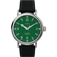 【TIMEX】天美時 復刻系列 40 毫米 經典手錶 綠x黑 TXTW2V44200